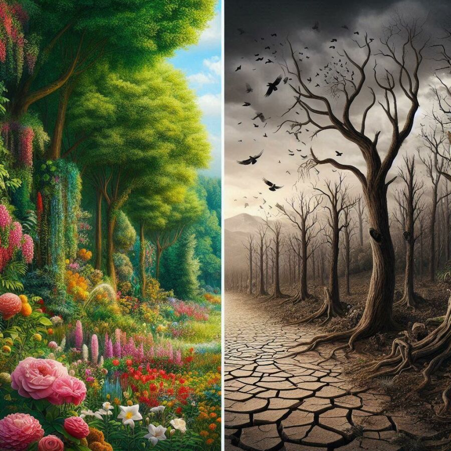 Imagem Maior-diversidade-de-plantas-vs-pouca-diversidade-de-plantas